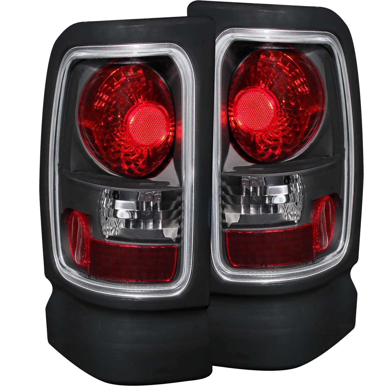 DODGE RAM 1500 94-01 / 2500/3500 94-02 TAIL LIGHTS BLACK