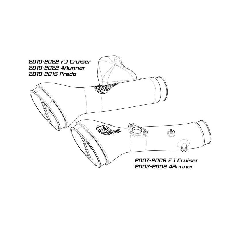 aFe Momentum GT Pro 5R Cold Air Intake System 07-17 Toyota FJ Cruiser V6-4.0L-SR1 Performance