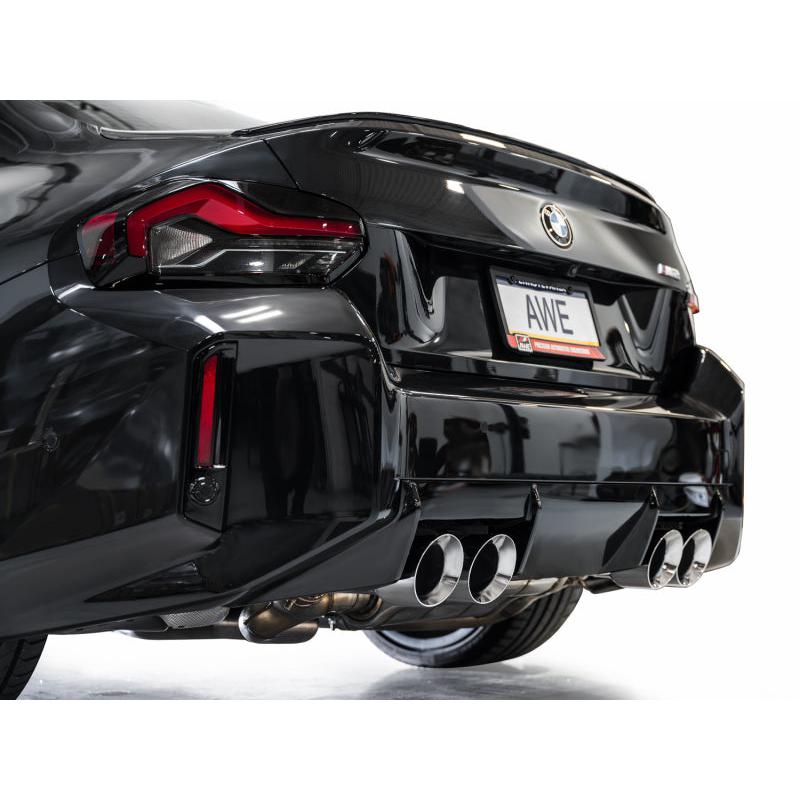 AWE Tuning 23-24 BMW G87 M2 SwitchPath Edition Exhaust - Chrome Silver Tips-SR1 Performance