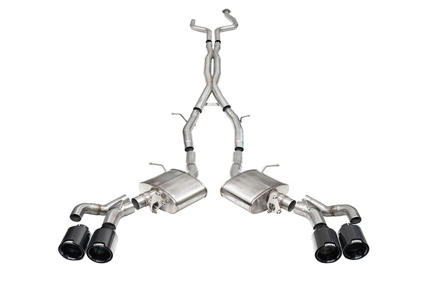 Corsa 2022-2024 Cadillac CT5-V Blackwing 3in. Cat-Back w/ Act. Exh. Dbl. X-Pipe Twin 4.5in. Tips-SR1 Performance