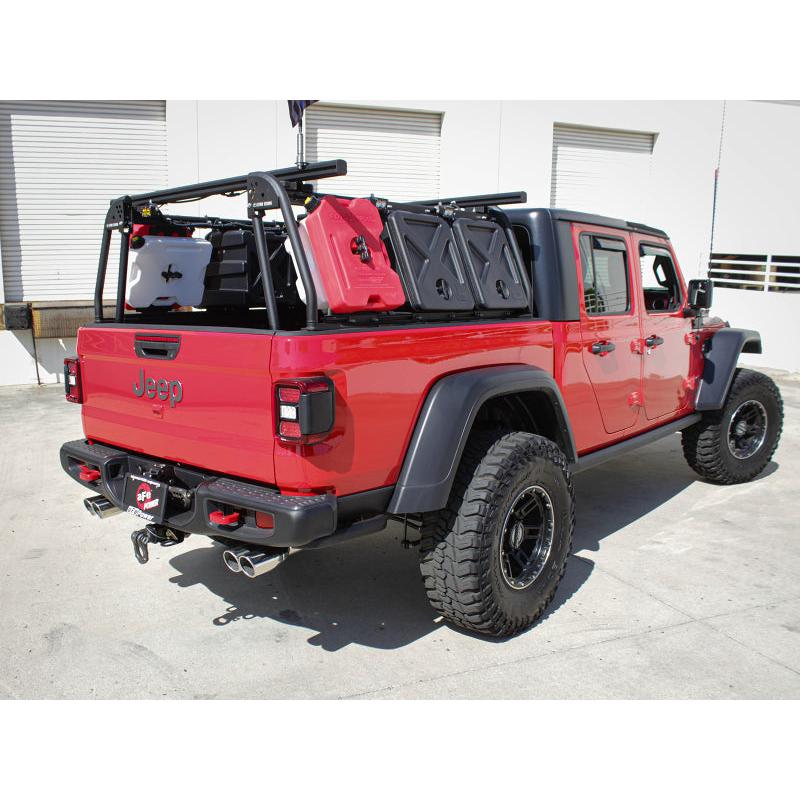 aFe Vulcan Series 3in-2-1/2in 304 SS Cat-Back 2020 Jeep Gladiator (JT) V6-3.6L w/ Polished Tips-SR1 Performance