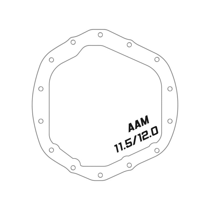 aFe 2020 Chevrolet Silverado 2500 HD Rear Differential Cover Black ; Pro Series w/ Machined Fins-SR1 Performance