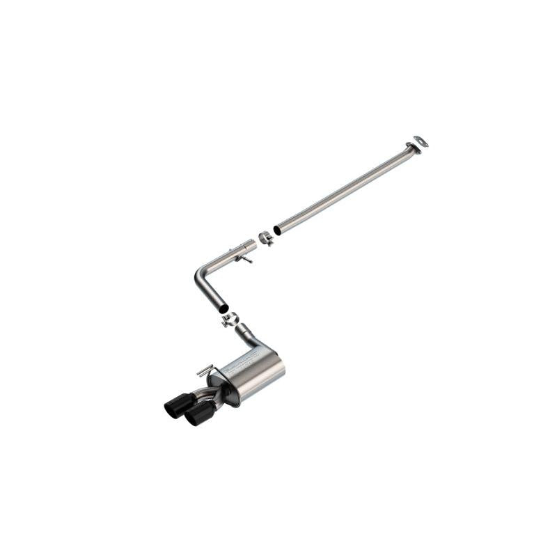 Borla 21-23 Hyundai Sonata SEL Plus/Limited 1.6L L4 (T) FWD S-Type Cat-Back Exhaust - Black Chrome-SR1 Performance