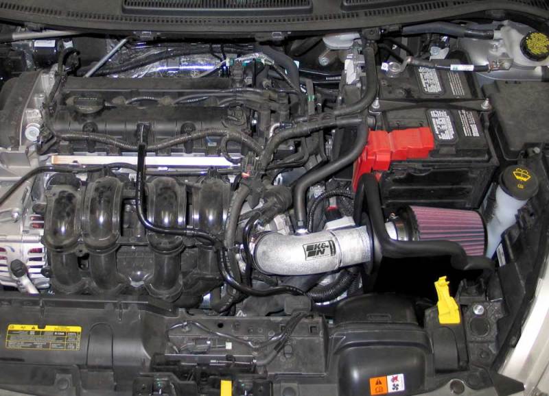 K&N 11-12 Ford Fiesta 1.6L L4 Silver Typhoon Performance Intake-SR1 Performance