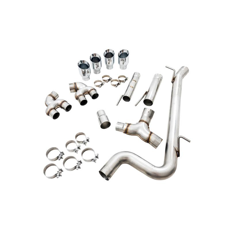 AWE Tuning Mk7 Golf R Track Edition Exhaust w/Chrome Silver Tips 102mm-SR1 Performance