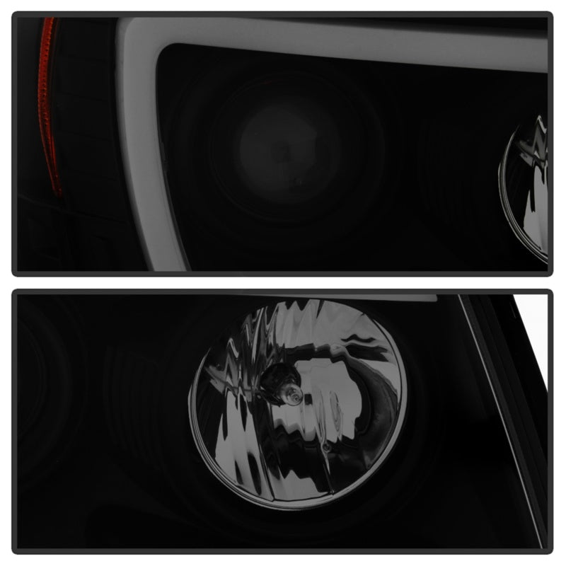 Spyder 05-11 Toyota Tacoma Ver 2 Proj Headlights - Light Bar DRL - Black Smoke PRO-YD-TT05V2-LB-BSM-SR1 Performance