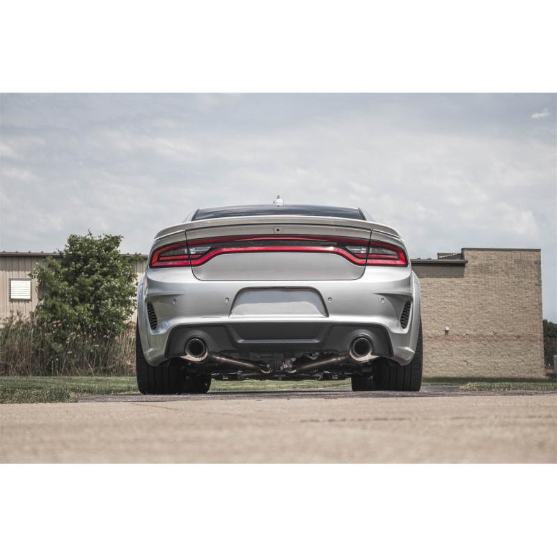 Corsa 15-23 Charger SRT/Hellcat/Redeye 2.75in Valved Catback Dual Rear Exit w/ Single 4.5inPol Tips-SR1 Performance