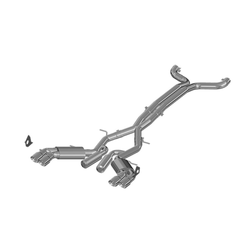 MBRP 2016+ Chevy Camaro SS 6.2L 3in Dual Cat-Back Quad Tip Exhaust Street Version w/ SS T409 Tips-SR1 Performance