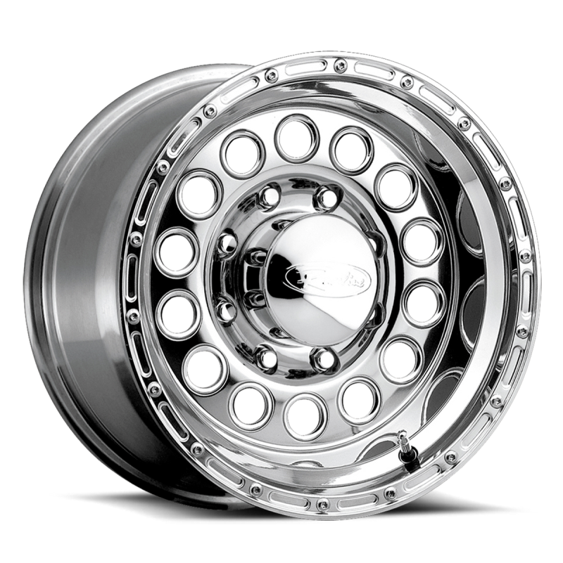 Raceline 887 Rock Crusher 16x10 Inch Polished Wheel with 6x139.7 Bolt Pattern and -24mm Offset