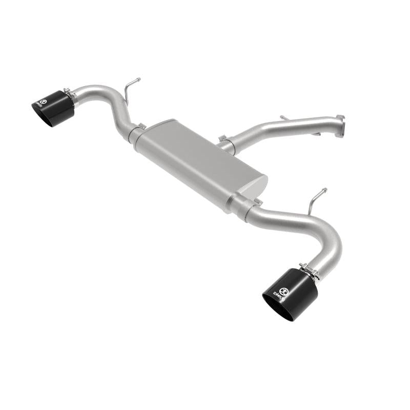 aFe Takeda Series 2.5in 409 SS Axle-Back Exhaust 18-20 Hyundai Elantra GT L4-1.6L(t) w/ Black Tips-SR1 Performance
