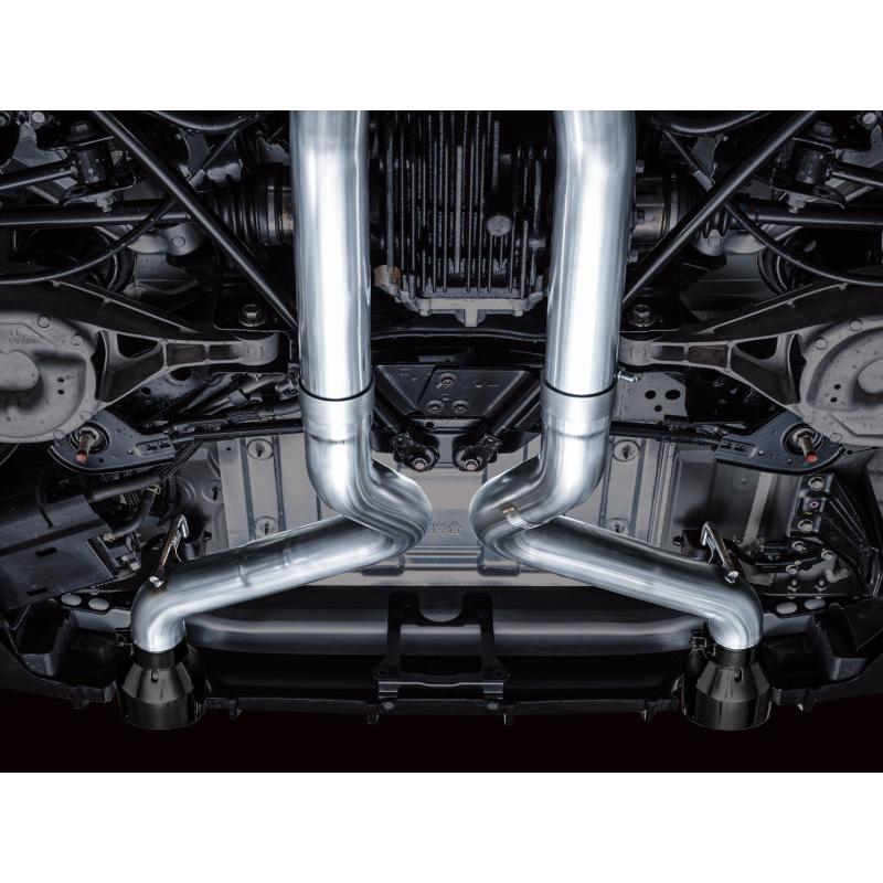 AWE 2023 Nissan Z RZ34 RWD Track Edition Catback Exhaust System w/ Diamond Black Tips-SR1 Performance