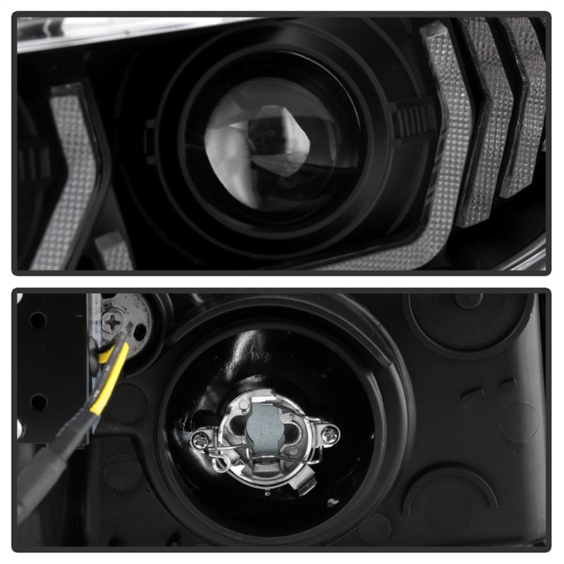 Spyder Honda Civic 16- 2DR/4DR/Hatchback Projector Headlights - Black PRO-YD-HC16SI-SEQGR-BK-SR1 Performance