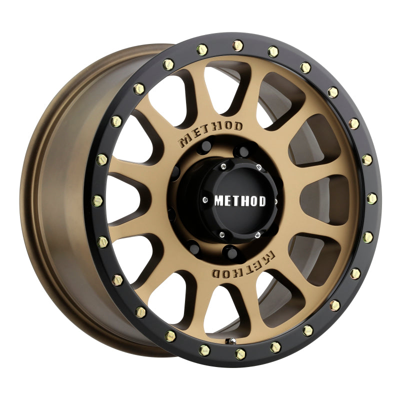 Method MR305 NV 20x10 -18mm Offset 8x170 130.81mm CB Bronze Wheel-SR1 Performance