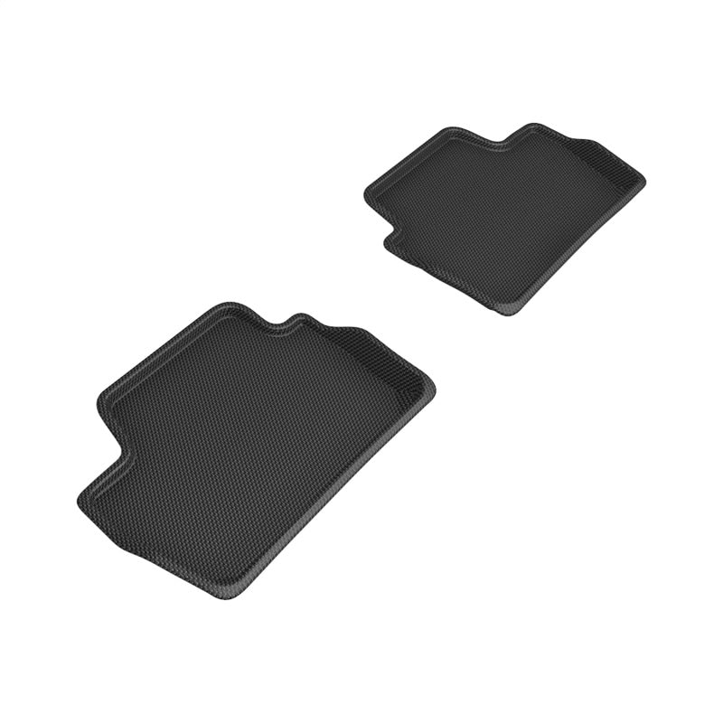 3D MAXpider 22-23 BMW 2 Series Coupe KAGU 2nd Row Floor Mats - Black-SR1 Performance