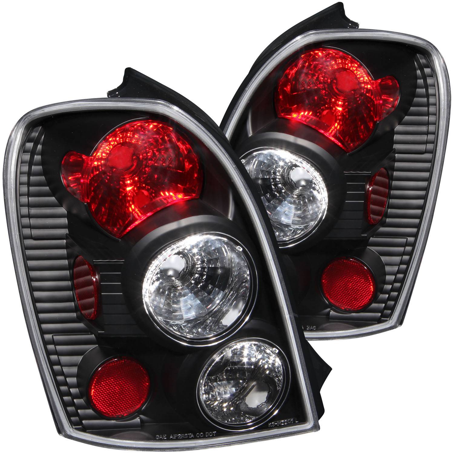 MAZDA PROTEGE 02-03 5DR TAIL LIGHTS BLACK