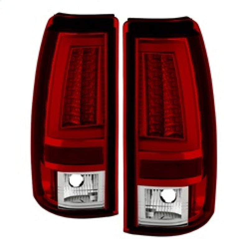 Spyder Chevy Silverado 1500/2500 03-06 Version 2 LED Tail Lights - Red Clear ALT-YD-CS03V2-LED-RC-SR1 Performance