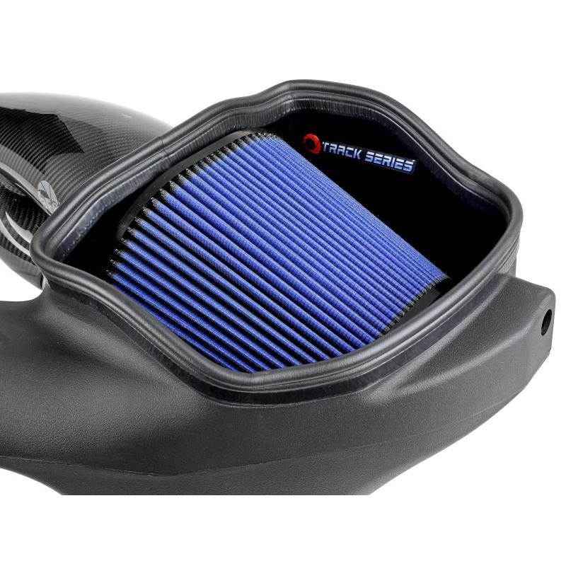 aFe 17-20 Ford F-150/Raptor Track Series Carbon Fiber Cold Air Intake System With Pro 5R Filters-SR1 Performance