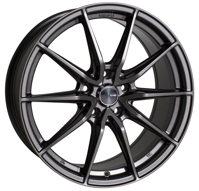 Enkei DRACO 18x8.0 5x108 40mm Offset 72.6mm Bore Anthracite Wheel-SR1 Performance