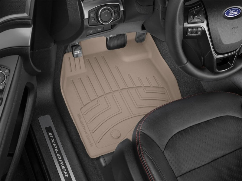 WeatherTech 2017+ Ford Explorer Front FloorLiner HP Tan Part #459811IM