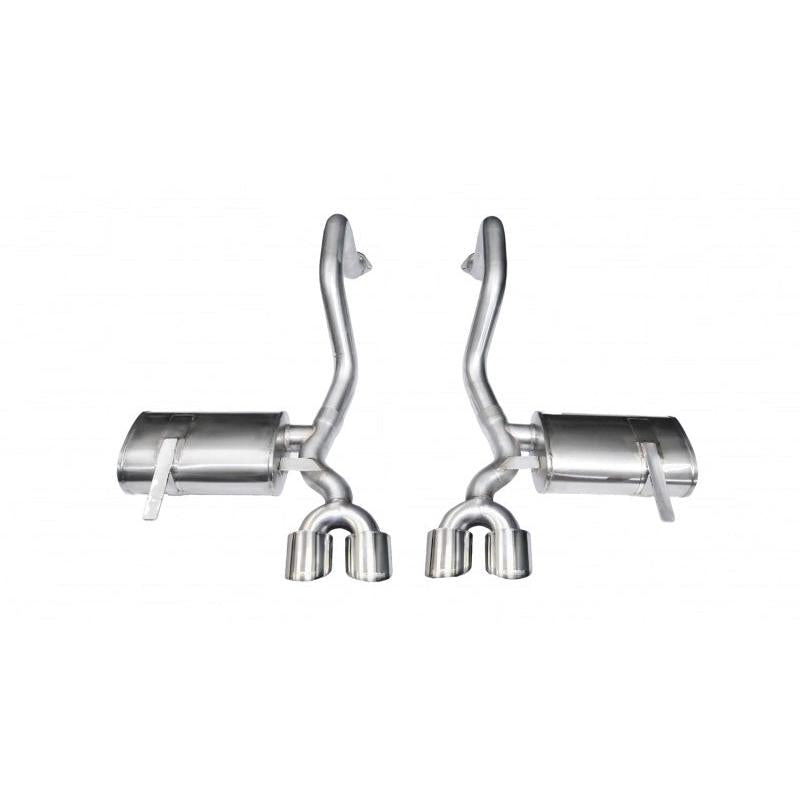 Corsa 1997-2004 Chevrolet Corvette C5 Z06 5.7L V8 Polished Xtreme Axle-Back Exhaust-SR1 Performance