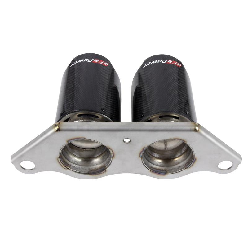 aFe Power Mach Force Xp 4in 304 SS Bolt-On Exhaust Tips Carbon Fiber 14-19 Porsche 911 GT3 3.8L/4.0L-SR1 Performance