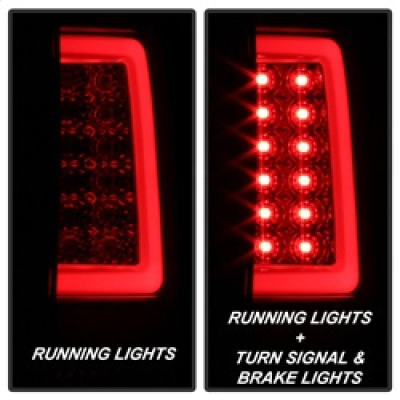 Spyder 07-13 Silverado (Will Not Work w/2010 921 Bulb)V3 Tail Lights Blk Smk ALT-YD-CS07V3-LBLED-BSM-SR1 Performance
