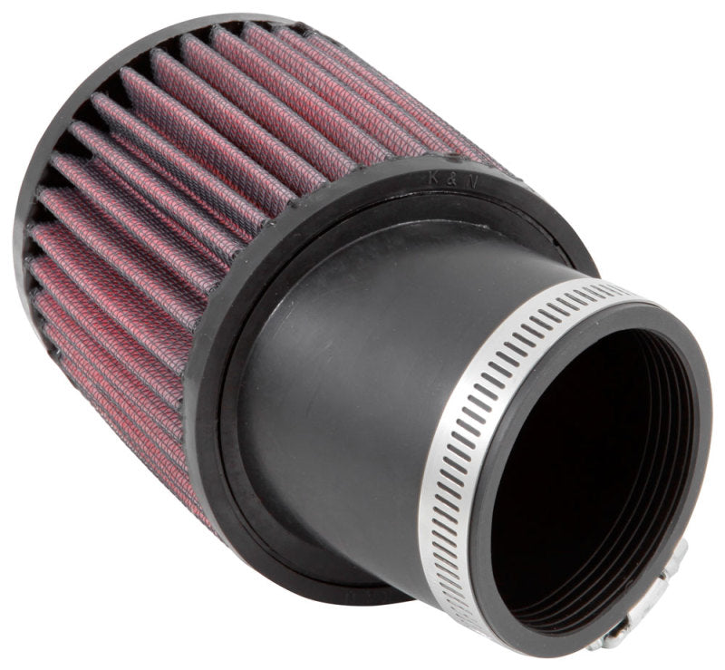 K&N Filter Universal Rubber Round Straight Filter 20 Deg Angled 2-7/16in Flange 3-3/4in OD 4in H-SR1 Performance