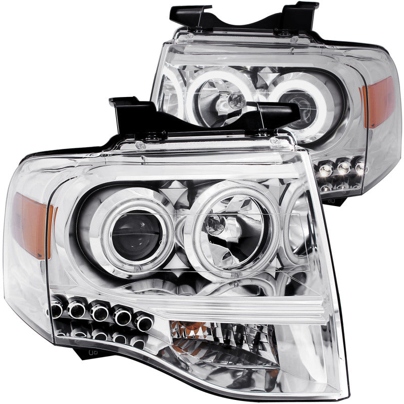 ANZO 2007-2014 Ford Expedition Projector Headlights Chrome-SR1 Performance