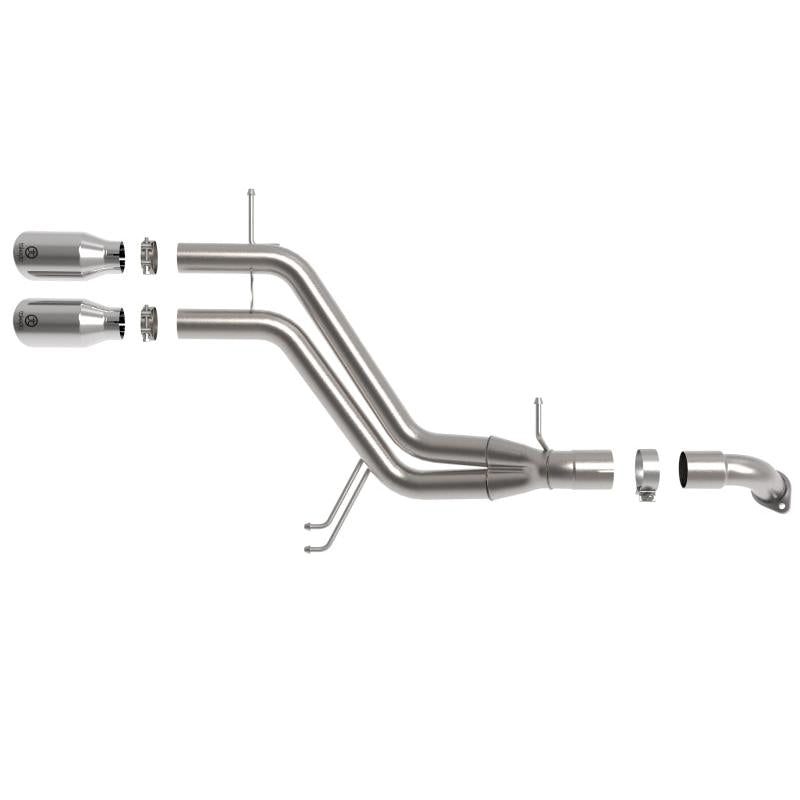 aFe Takeda 13-17 Hyundai Veloster L4-1.6L 2-1/2in 304 SS Axle-Back Exhaust w/ Polished Tips-SR1 Performance