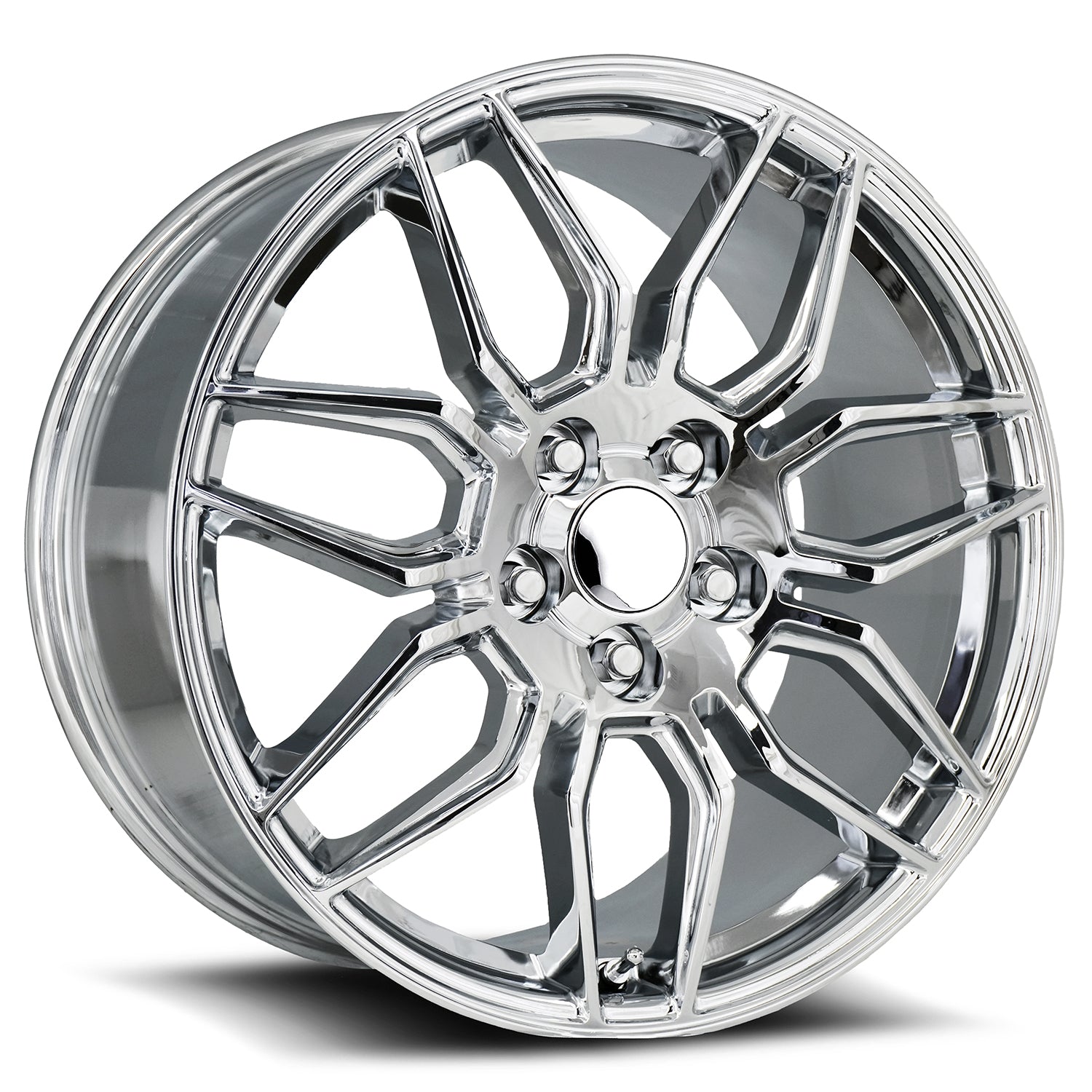 19X10 5X4.75 +79 HB 70.3 C8 Z06 CHROME WITH CAP-SR1 Performance