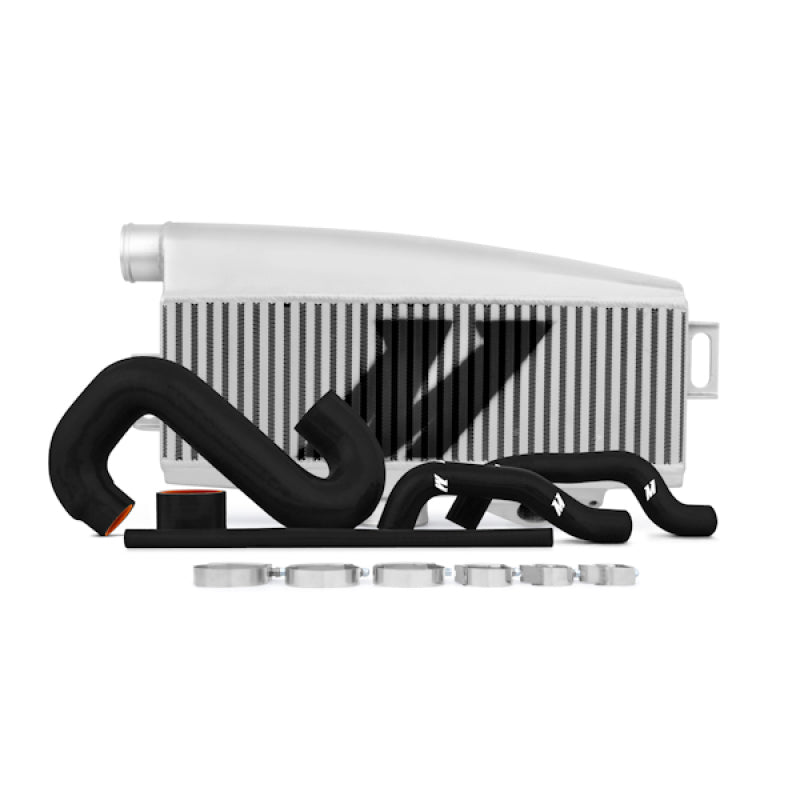 Mishimoto Subaru 02-07 WRX/04-07 STi Top-Mount Intercooler Kit - Silver/Black Hoses - Not For iRHD-SR1 Performance