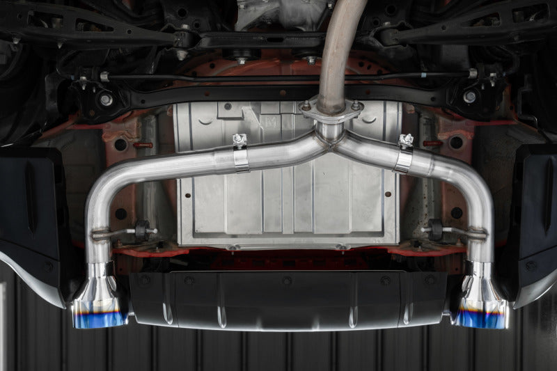 MBRP 2022 Subaru BRZ 2.4L/Toyota GR86 2.4L 2.5in Dual Split Rear Exit w/5in OD Burnt End Tips - T304-SR1 Performance