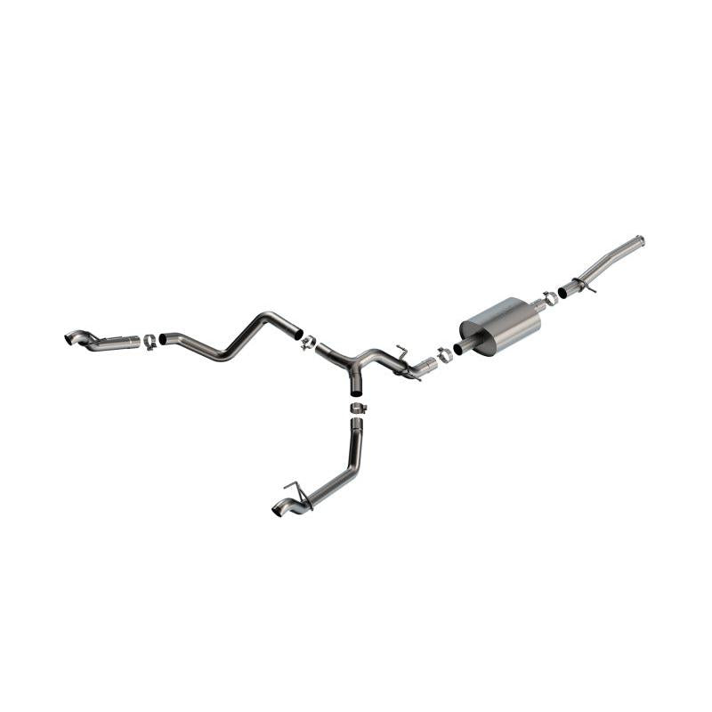 Borla 2023 GMC Sierra 1500(Non-USDM) 5.3L V8 AT 2/4WD 2DR REG CAB WB126 3in S-Type Catback Exhaust-SR1 Performance