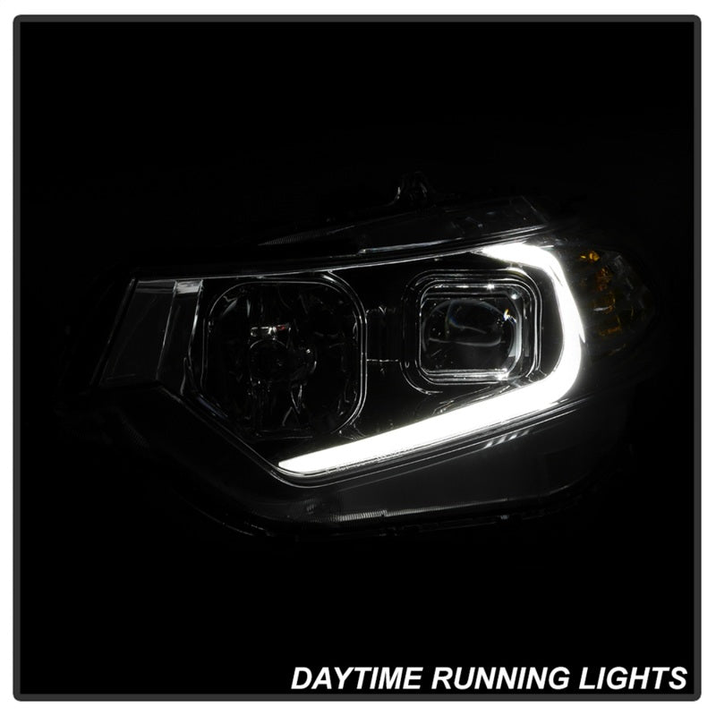 xTune 09-14 Acura TSX Projector Headlights - Light Bar DRL - Chrome (PRO-JH-ATSX09-LB-C)-SR1 Performance