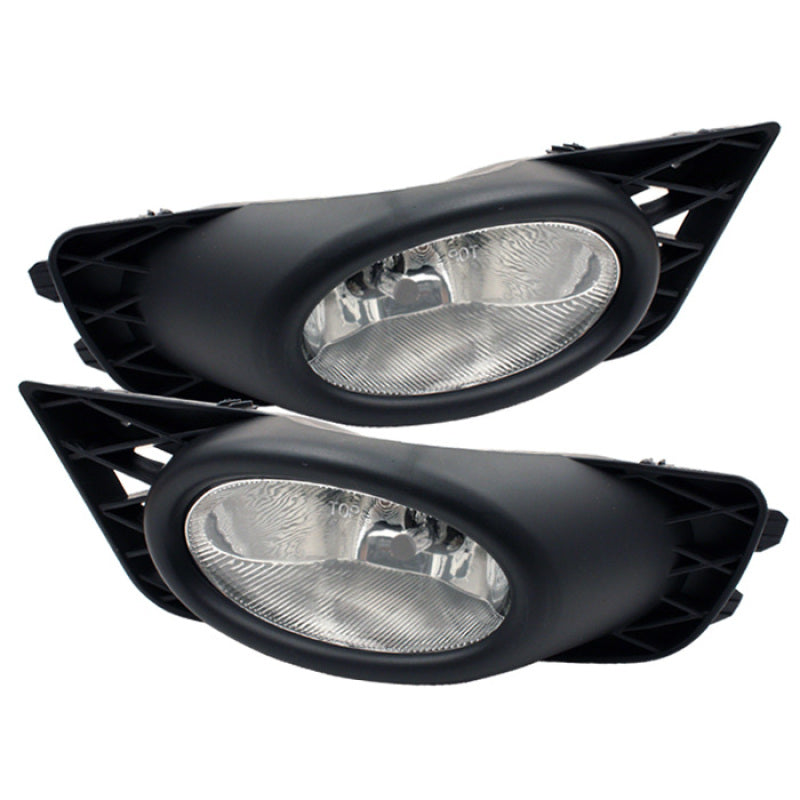 Spyder Honda Civic 09-11 4Dr OEM Fog Lights W/Switch- Clear FL-CL-HC09-4D-C-SR1 Performance