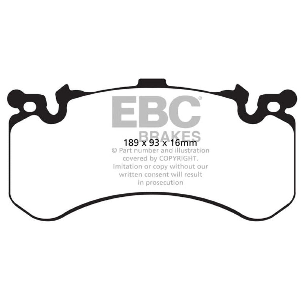 EBC Yellowstuff Front Brake Pads for Audi A8 Quattro 6.3 – High-Performance Street and Track Use