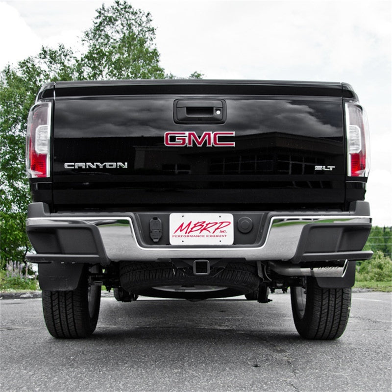 MBRP 2015 Chevy/GMC Colorado/Canyon 2.5L & 3.6L Black Coated 3in C/B Single Side Exit-SR1 Performance