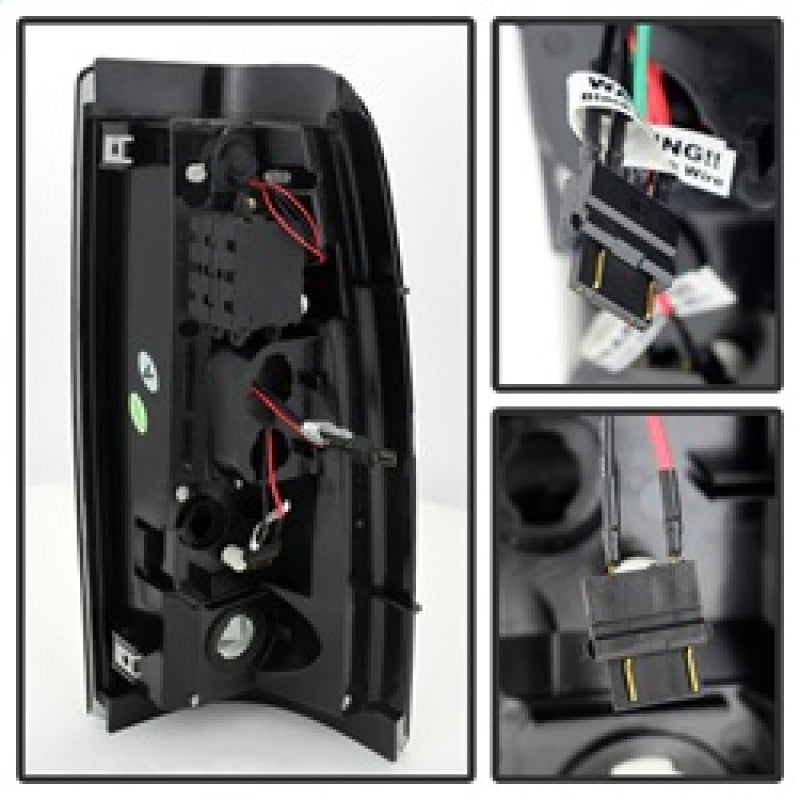 Spyder Chevy Silverado 1500 03-06 (Not Fit Stepside)LED Tail Lights Blk Smke ALT-YD-CS03-LED-BSM-SR1 Performance
