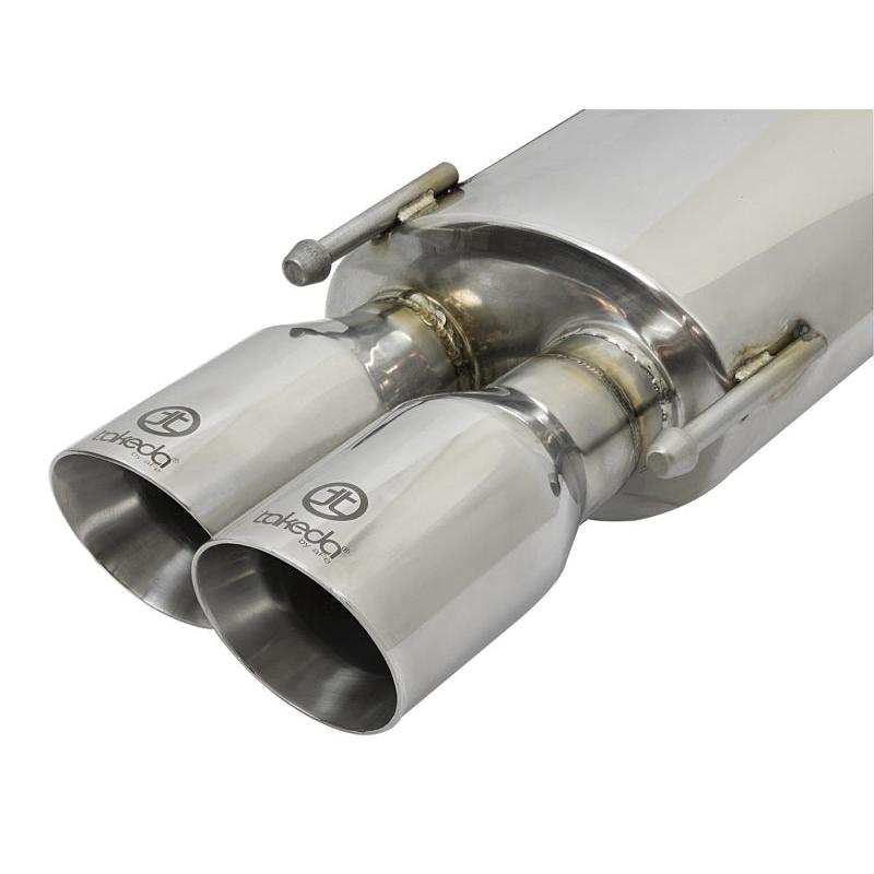 aFe Takeda 16-17 Lexus RC 200T 2.0L (t) 2in. SS Axle-Back Exhaust System w/Polished Tips-SR1 Performance