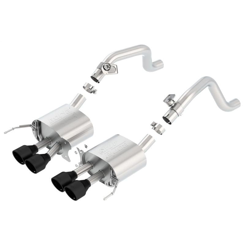 Borla 14-17 C7 Corvette Stingray Axle-Back ATAK Exhaust 2.75in to Muffler Dual 2.0in Out 4.25in Tip-SR1 Performance