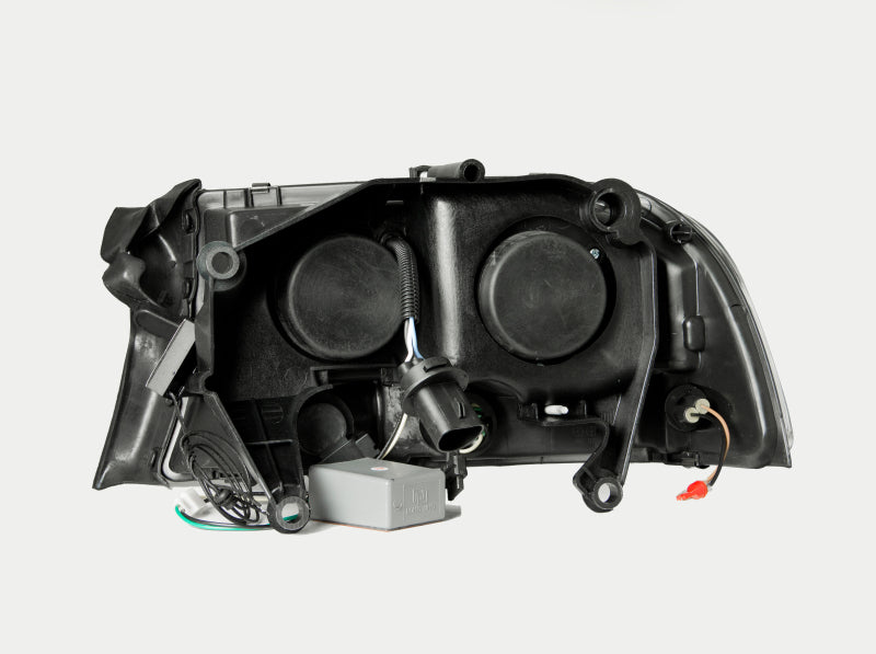 ANZO 1997-2004 Dodge Dakota Projector Headlights w/ Halo Black 1 pc-SR1 Performance