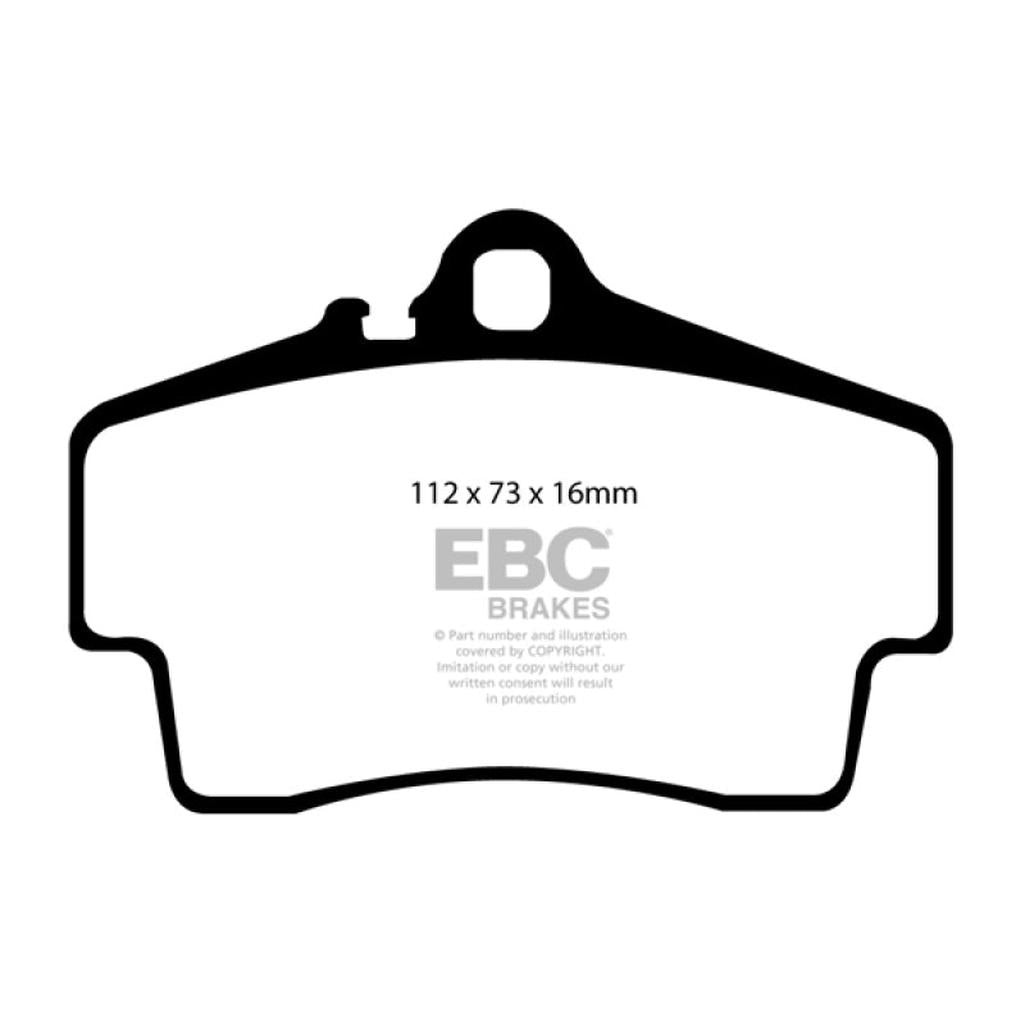 EBC Redstuff Ceramic Low Dust Rear Brake Pads for Porsche 911 and Boxster (996)