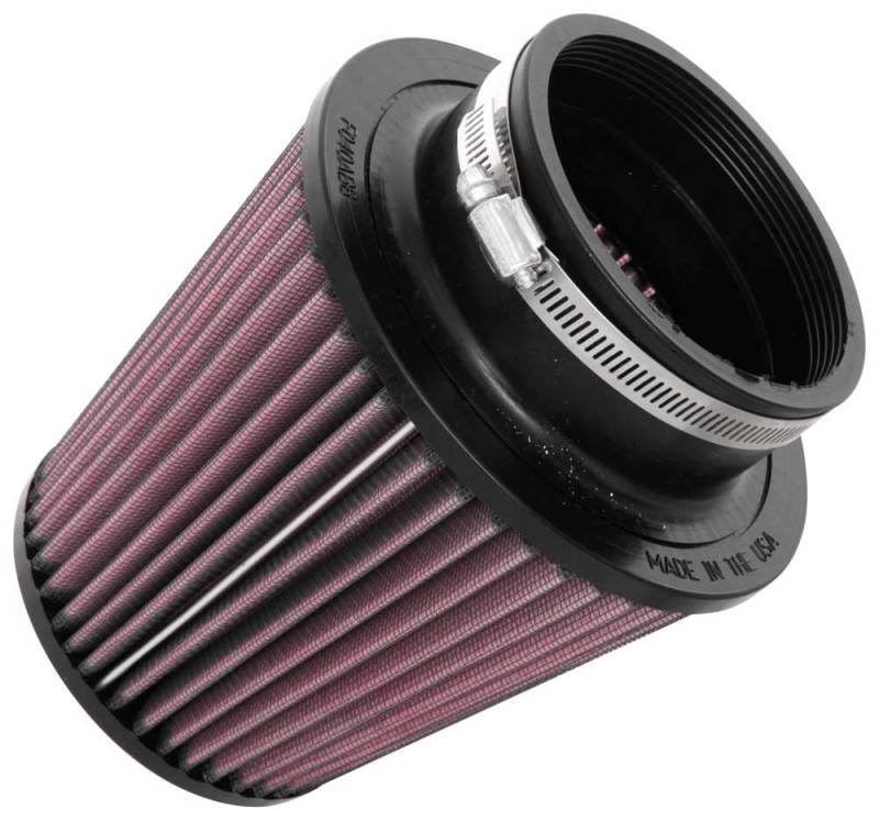 K&N Universal Clamp-On Air Filter 4in FLG / 6-1/2in B / 4-1/2in T / 6in H-SR1 Performance