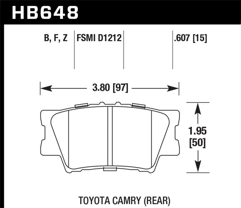 Hawk Performance Ceramic Street Brake Pads-SR1 Performance