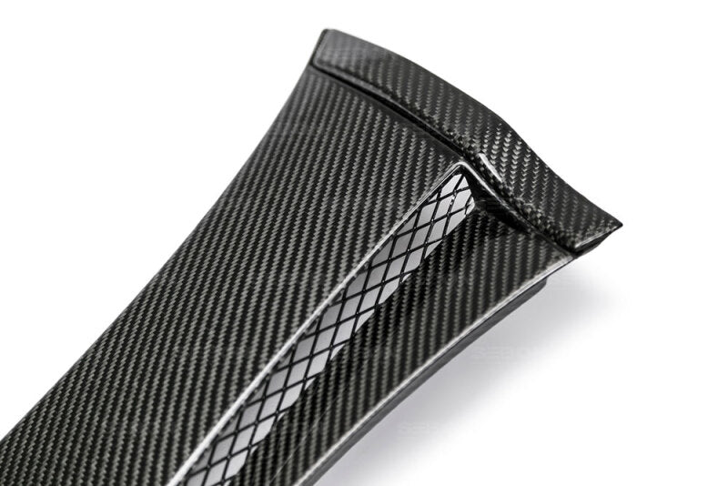 Seibon 08-14 Subaru STI Carbon Fiber Fender Caps - Lightweight, Durable & Heat-Resistant