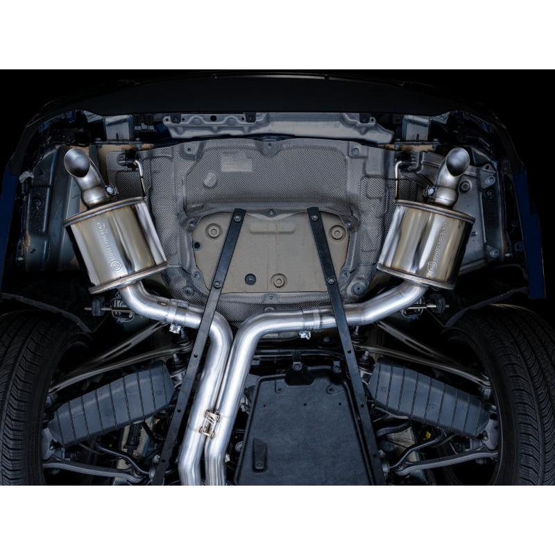 AWE Audi 2019-2023 C8 A6/A7 3.0T Touring Edition Cat-back Exhaust- Turn Downs-SR1 Performance