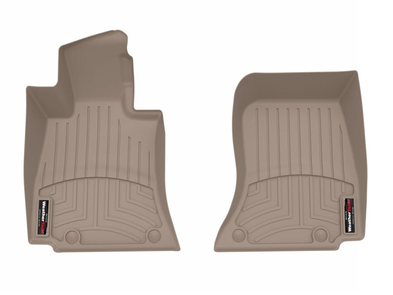 WeatherTech DigitalFit Front FloorLiner for Mercedes-Benz E-Class Sedan (2024-2025) in Tan – Custom Fit, All-Weather Protection