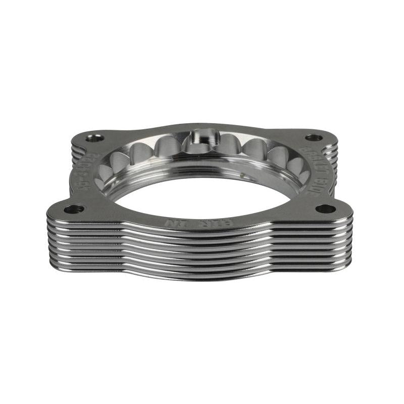 aFe 02-09 Chevrolet Trailblazer/ 02-09 GMC Envoy L6 4.2L Silver Bullet Throttle Body Spacer - Silver-SR1 Performance