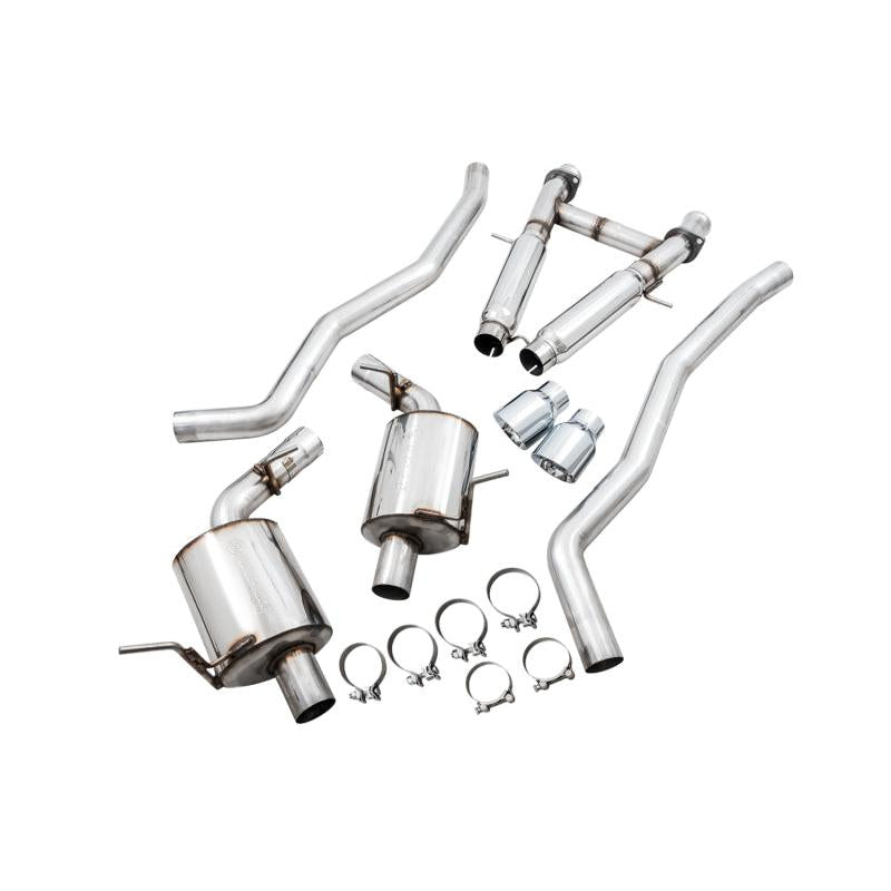 AWE Tuning 2020 Jeep Grand Cherokee SRT Touring Edition Exhaust - Chrome Silver Tips-SR1 Performance