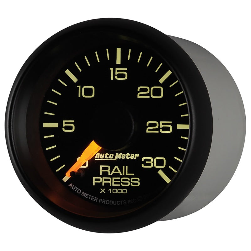 Autometer Factory Match 52.4mm Digital Stepper Motor 0-30,000 PSI Diesel Fuel Rail Pressure Gauge-SR1 Performance